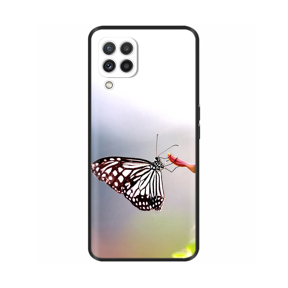 Floral Painted Silicone Protective Case - Elegant Bumper Cover