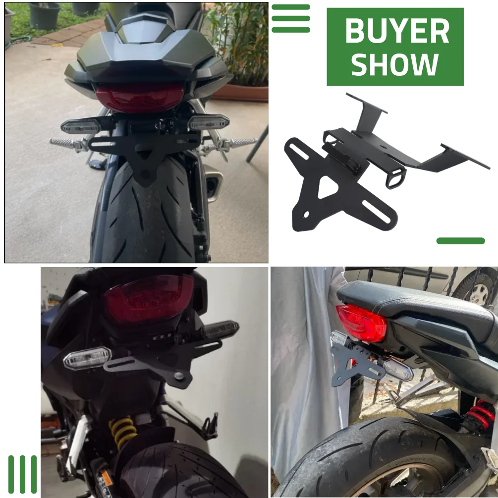 CBR650R CB650R License Plate Holder For Honda CB CBR 650R-Motorcycle Rear Tail Tidy Fender Eliminator Kit Bracket