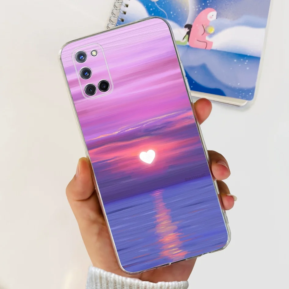 Floral Transparent Silicone Soft TPU Phone Case - Fashionable Design