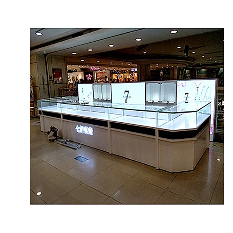 custom，Customized Jewelry Shop Showcase Glass Jewelry Kiosk for Mall