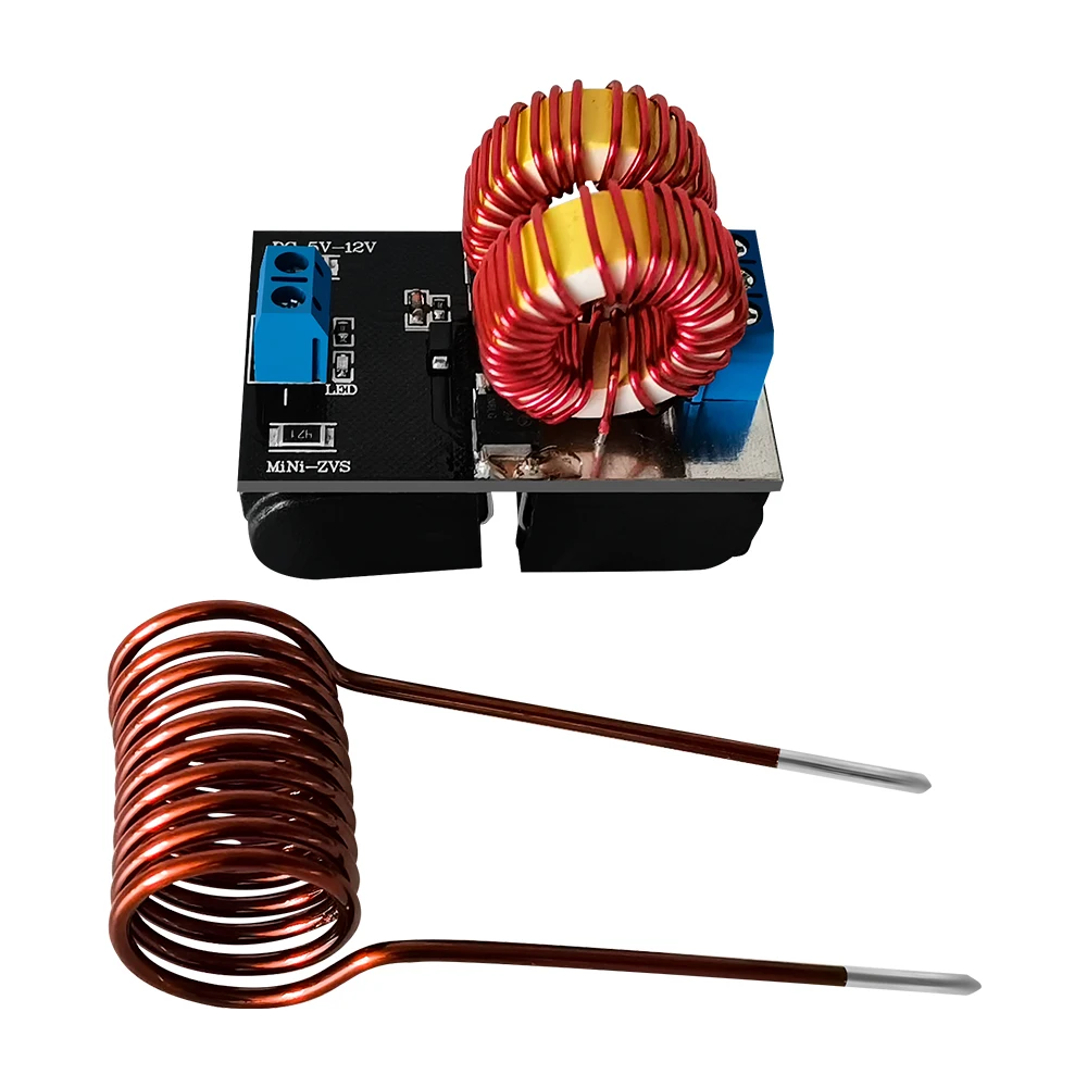 DC5-12.0V Input Voltage ZVS Induction Heating Board 120W Large Power Flyback Heating Driver DIY Cooker and Ignition Coil