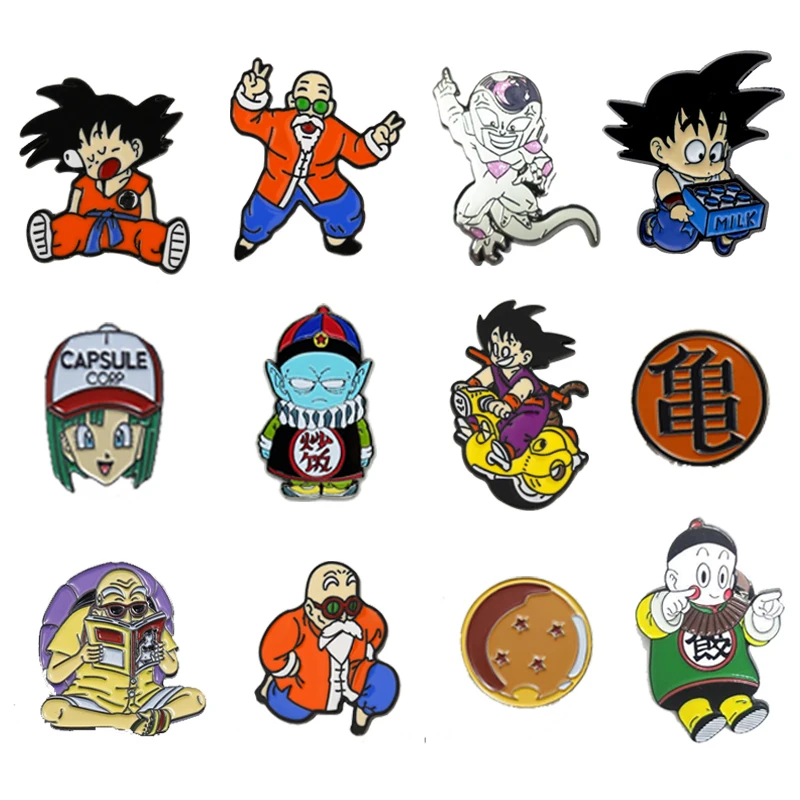 Значки с эмалью в виде дракона жемчуга