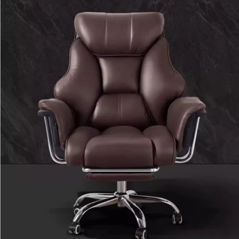 Luxury Armrest Office Chair Rotating Waterproof Nordic Comfy Office Chair Mobile Modern Silla Escritorio Oficina Salon Furniture luxury gaming office chair rotating waterproof swivel mobile office chair modern nordic cadeira para escritorio furniture