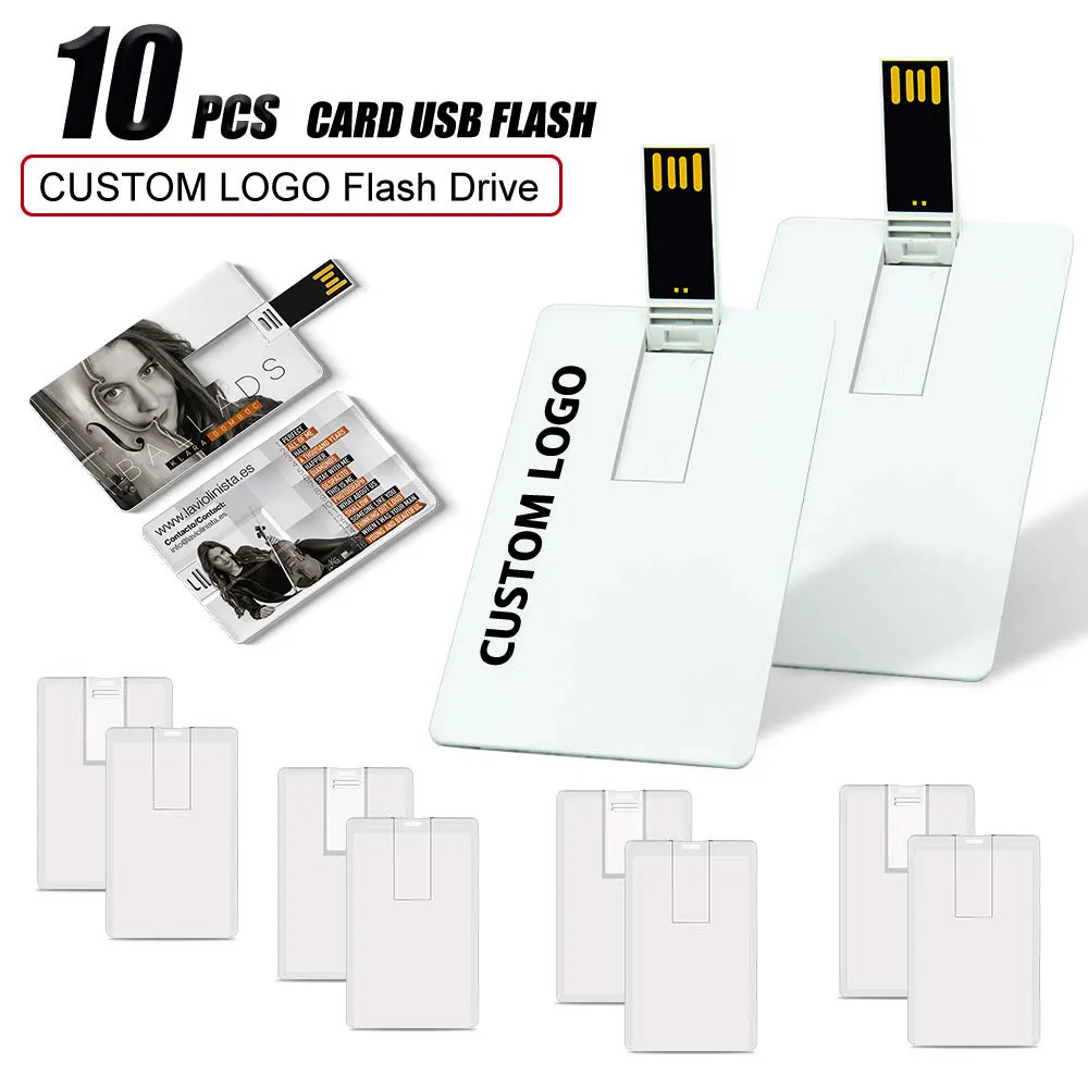 

10PCS/lot Custom LOGO 8GB 4GB Free Customized Pen Drive Personalized As Your Logo Photo Design Exclusive Pendrive For Gifts