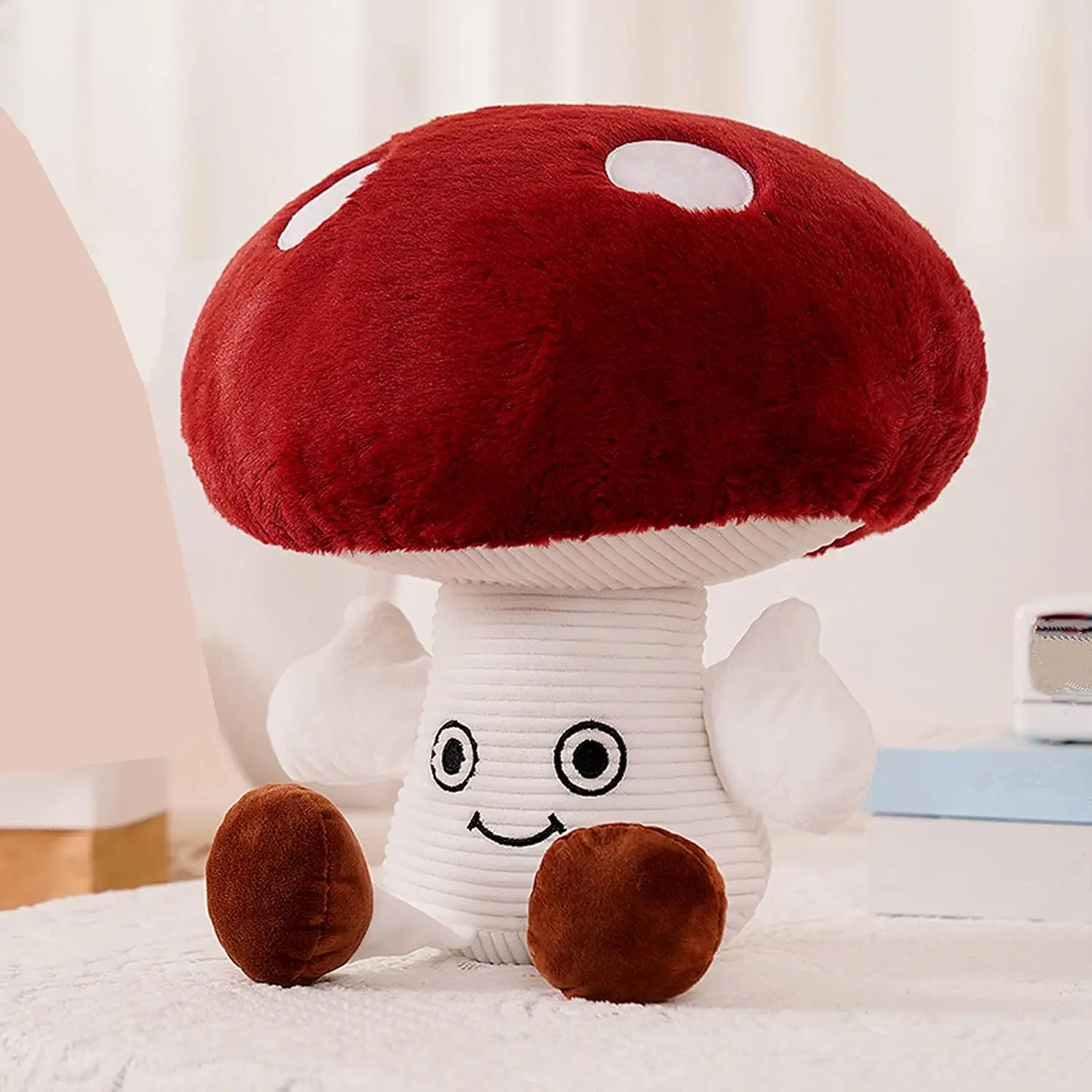 

Creative Vivid 3D Mushroom Pillow Gift Plush Throw Pillow (15.7" (Medium Size)) Flight pillow The last of us Nekopara body pillo