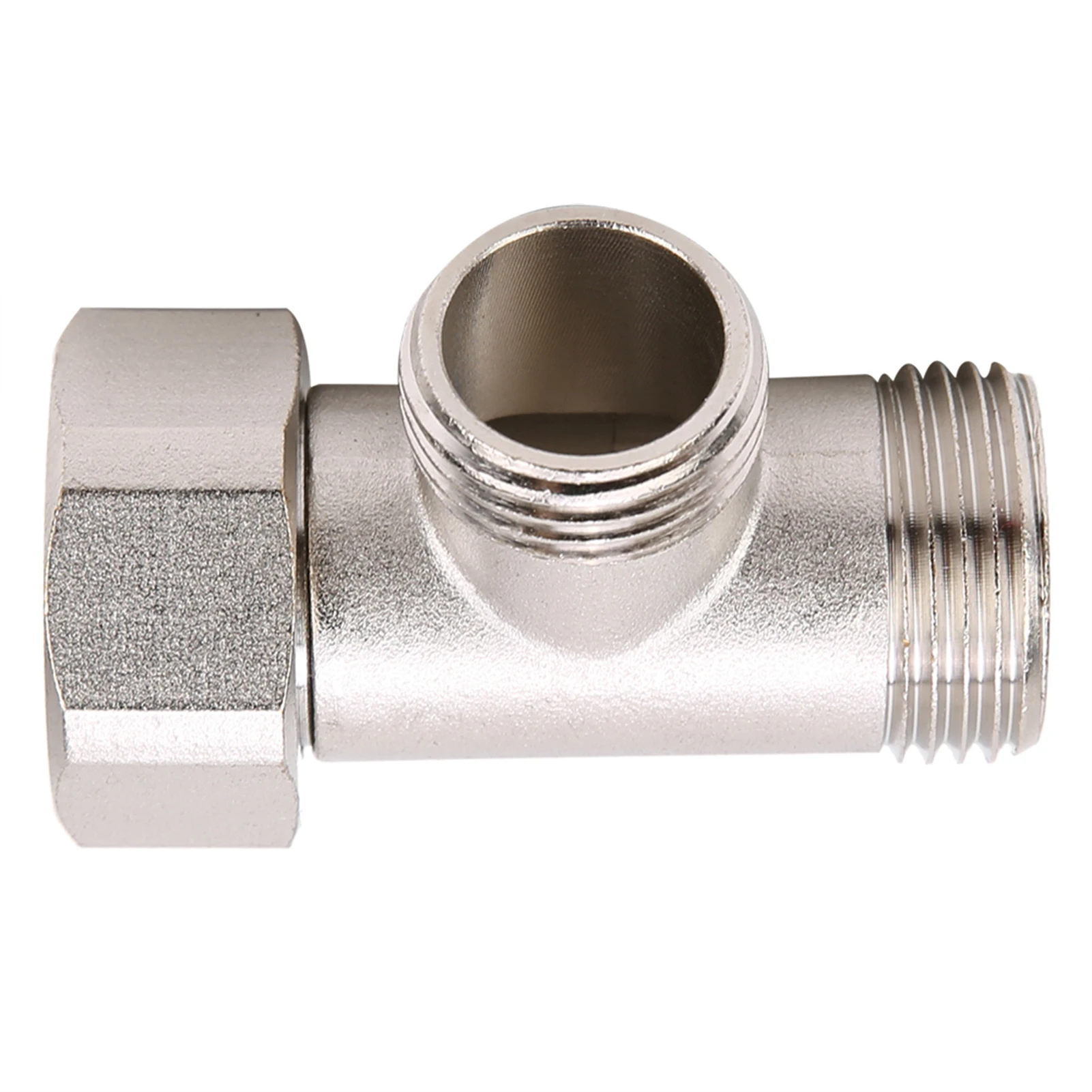 Toilet Diverter Valve Copper T Adapter 7/8 T-Valve For Home Bath Accessories Fitting 3 Ways Connecting Valve For Bathroom