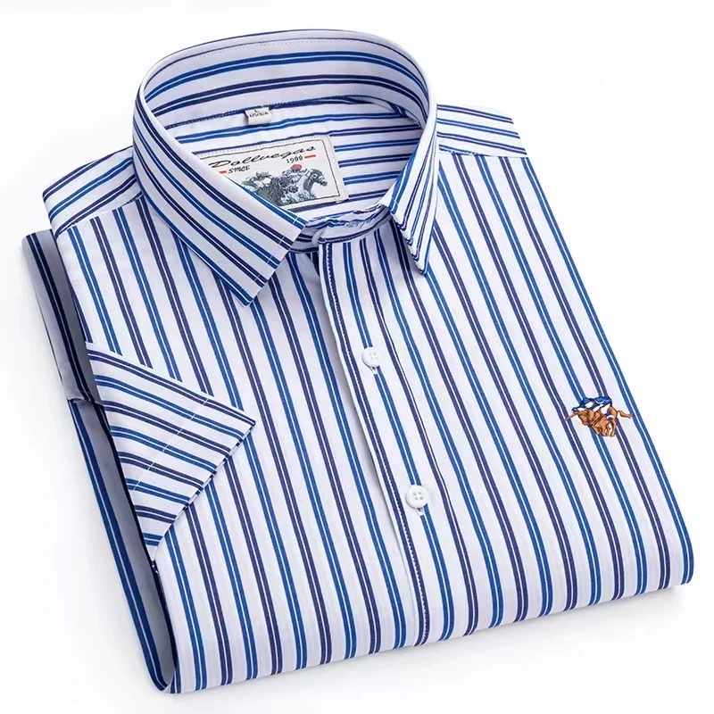 Hight qulity100%cotton oxford short sleeve shirts for men slim fit formal shirt soft office designer tops free shipping items