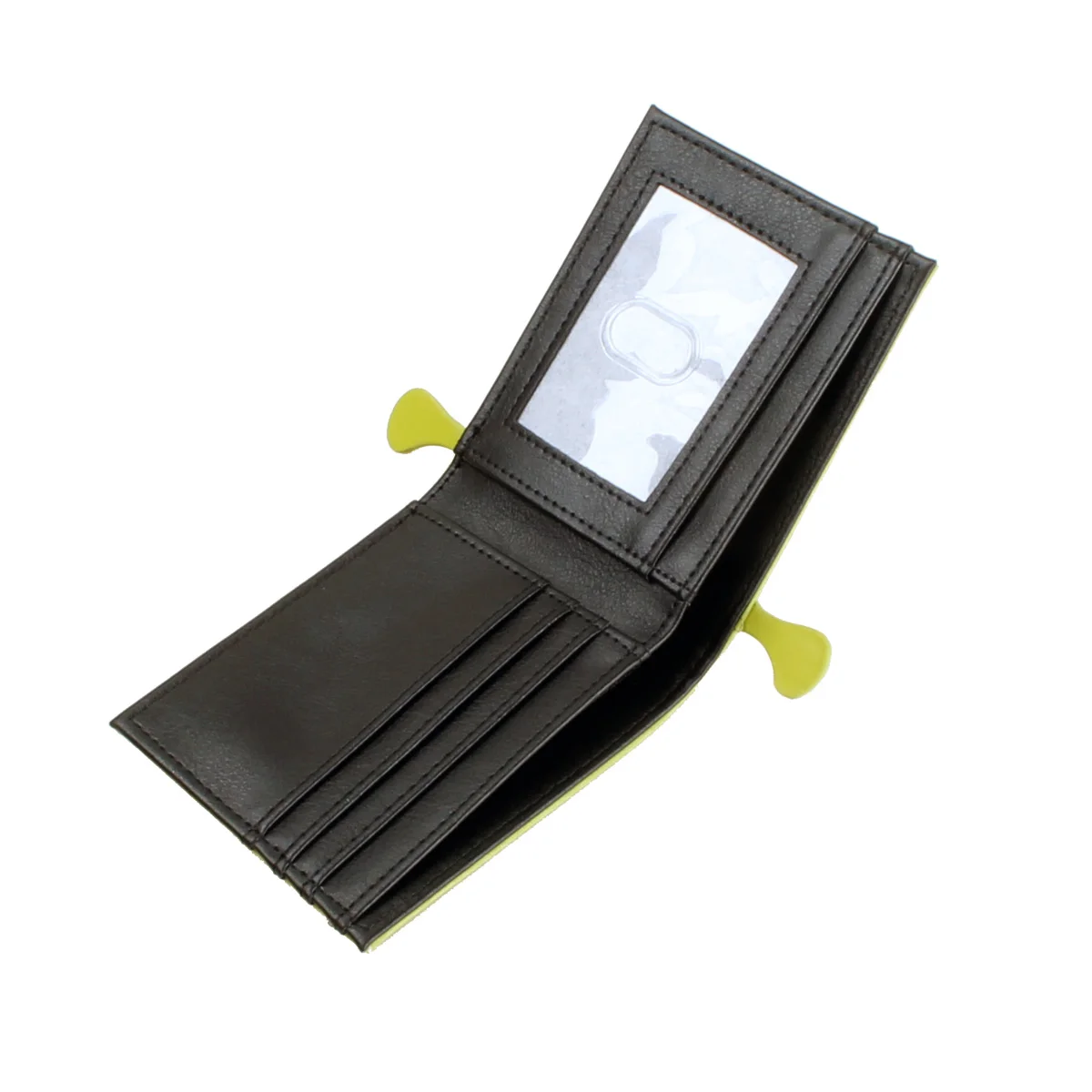 High quality embroidered green men's wallet, stylish and personalized women's card holder