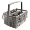 Parts Cutlery Basket Replacement 1pc Dishwasher Fittings For Bosch SMZ5100 For Siemens SZ73100 Gray Plastic Practical 1