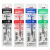4pcs Uni SXR-80-07/05 Refills for MSXE5-1000-07/0.5 Ballpoint Pen 4 colors Excellent smoothness in writing 3