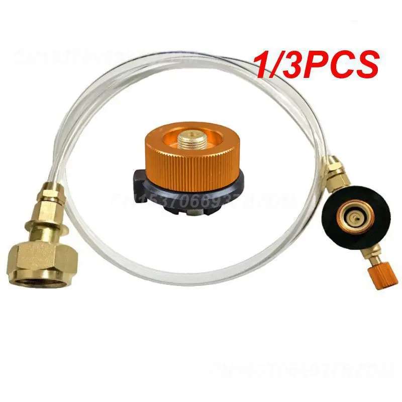 

1/3PCS Outdoor Camping Gas Stove Propane Refill Adapter Tank Coupler Adaptor Gas Charging Accessories