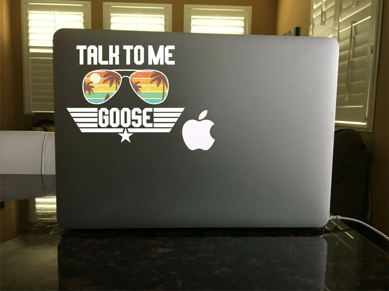 

For Top Gun Mave Talk to me Goose Sticker vinyl decal F-22 Raptor F-18