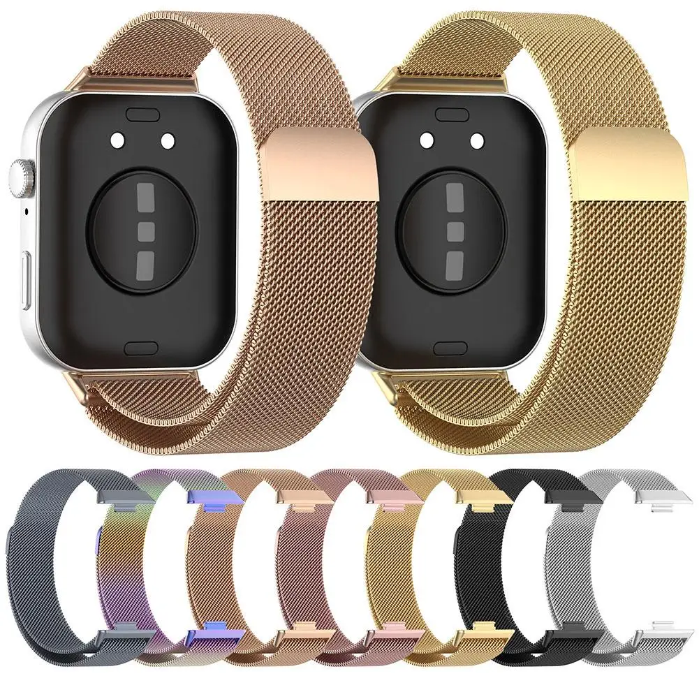 Ремешок «Миланская петля» для Huawei Fit3, регулируемый, из нержавеющей стали, водонепроницаемый, стильный и красивый, B2D3