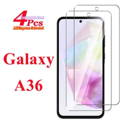 Premium 1/4 Piece Tempered Glass Screen Protector - 2 Piece (For Galaxy A36)