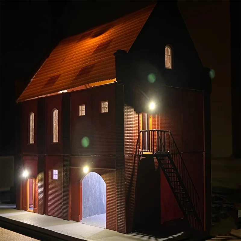 1/87 Ho Scale Wall Warm White Street Lamp Model Making Railway Model Park Lamps Layout Della Ferrovia