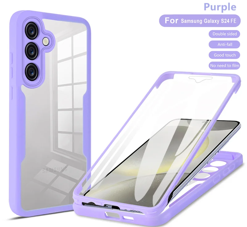 Enhanced Shockproof Case with Clear Screen Protector and Silicone Bumper