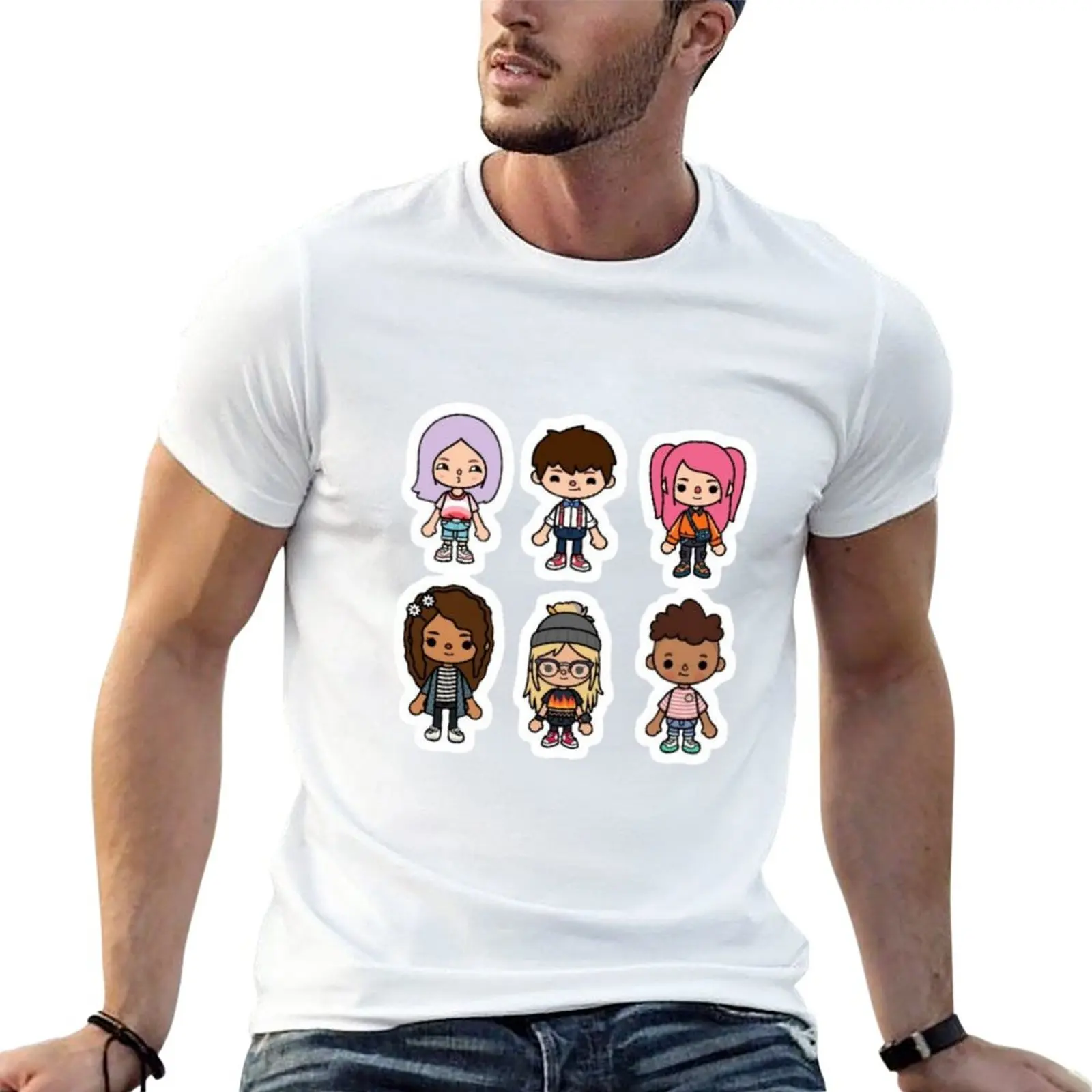 Toca Boca T-Shirt Plus Size T-Shirt T-Shirt Uomo Abbigliamento Uomo