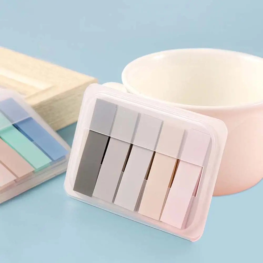 

Vintage Morandi Index Memo Pad Posted It Sticky Notes Paper Sticker Notepad Bookmark Sstickers for Books Kawaii Stationery