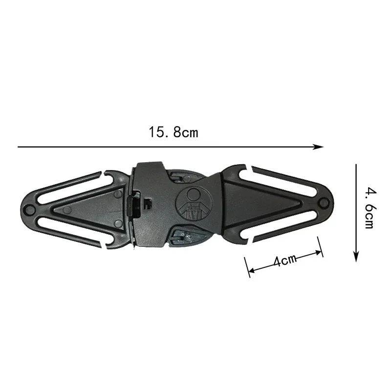 Car Child Safety Seat Belt Shoulder Belt Positioning Buckle Fixer Adjuster Baby Stroller Chest Buckle Lock Accessories