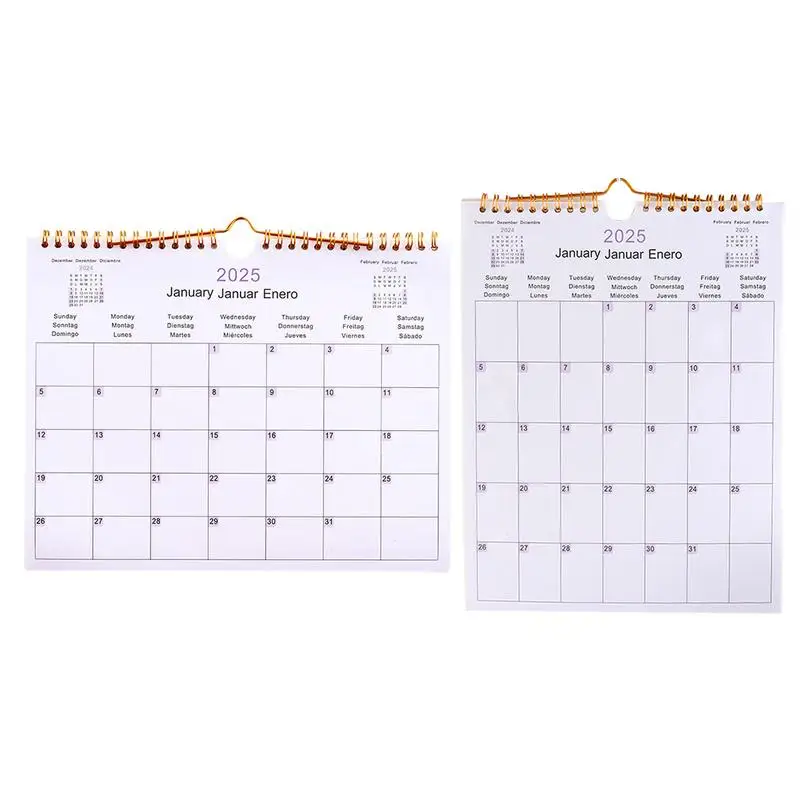 2025 Wall Calendar: Daily & Monthly Planner
