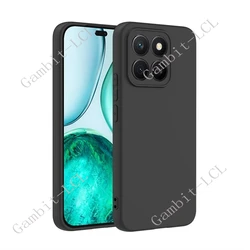 Durable Anti-Fall Shockproof TPU Case - Soft Grip Protective Back Cover for Honor X8c (Black)
