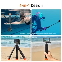 BSLIUFANG underwater buoyancy pole extendable selfie stick tripod suitable for GoPro Insta360 DJI OSMO sports camera accessories - Image 2