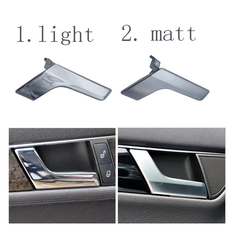 

For Mercedes-Benz W204 C-class door handle C200 GLK-class door electroplating clasp Hand-opening handle