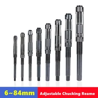 HSS adjustable manual reamer 6-84mm, used for manual reaming and precision cutting tool hand tools 1