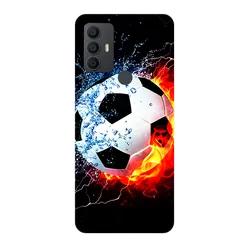 Football Silicone Soft Back Phone Case - TPU Cover s for TCL 30 XE (1)