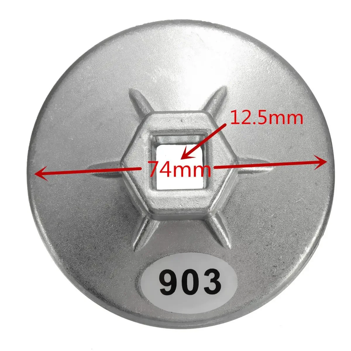 

74 мм 14 канавки, алюминиевая крышка, масляный фильтр, гаечный ключ, инструмент для удаления торцевых головок для автомобильного инструмента, гаечный ключ