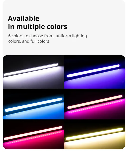 Luci Diurne COB LED Per Auto - 21cm Bianche, Alta Luminosit&agrave; E Risparmio Energetico