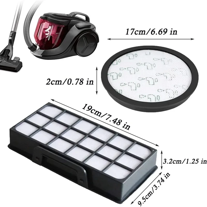 Allotech KIT FILTRI COMPATIBILE PER Rowenta X-Trem Power Cyclonic RO6984EA RO694
