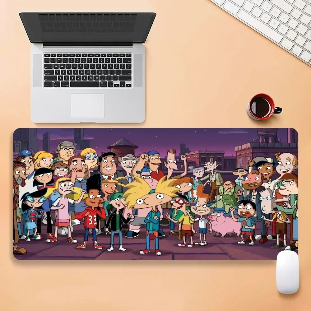 Cartoon H-Hey A-Arnold Funny Mouse Pad Office Large PC Computer Desk Keyboard Game Rubber Big Laptop Table 3