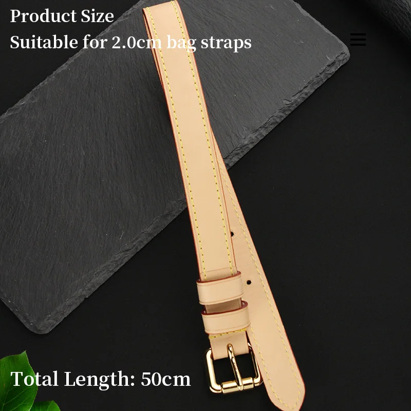 2cm Width Handbag Strap Genuine Vachetta Leather in Any 