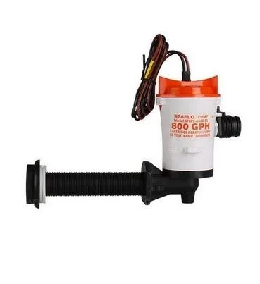 

SEAFLO 12V 800GPH Aeration Pump Fishing Boat Live Bait Tank Aerator Water Pump Fish Saver Marine Submersible Cartridge