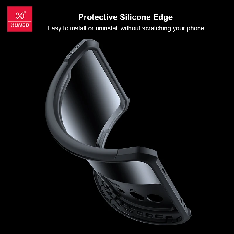 Xundd Phone Case For POCO F5 Pro Case Built-in Airbag Technology Anti-Fingerprint Enhanced Camera & Screen Protection