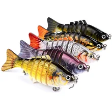 10cm 15.2g Wobblers Pike Fishing Lures Artificial Multi Jointed Sections Artificial Hard Bait Trolling Pike Carp Fishing Tools