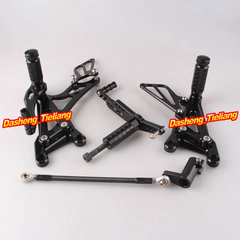 

Motorbike Adjustable Shift Brake Rear Set Footpegs Foot Rest Peg For Yamaha YZF R1 2007-2008 Spare Parts