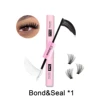 Eyelash Bond & Seal 10ml  Eyelash Glue Remover 5ml Eyelash Curler Eyelash Brush Tweezer Kit Makeup 3