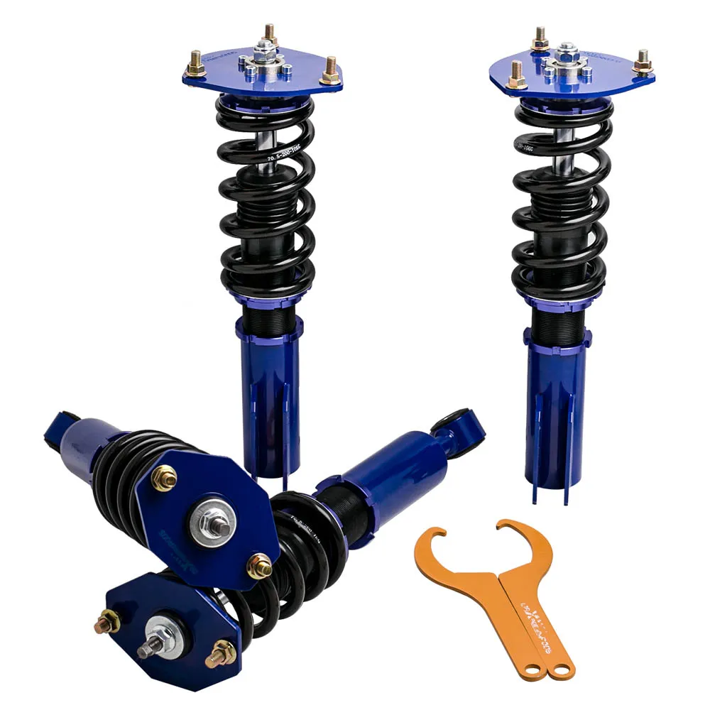 Kit Coilover Maxpeedingrods Per Mitsubishi 3000Gt Awd 1991-1999 3.0L Ammortizzatori Kit Di Sospensione Coilover Regolabili In Altezza