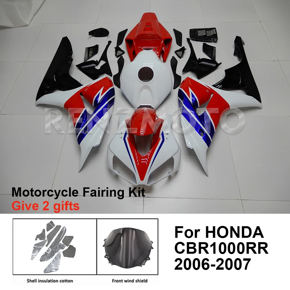 

Motorcycle Fairing Set Body Kit Plastic For HONDA CBR1000 RR CBR1000RR 2006-2007 Accessories Injection Bodywork H1007-113A