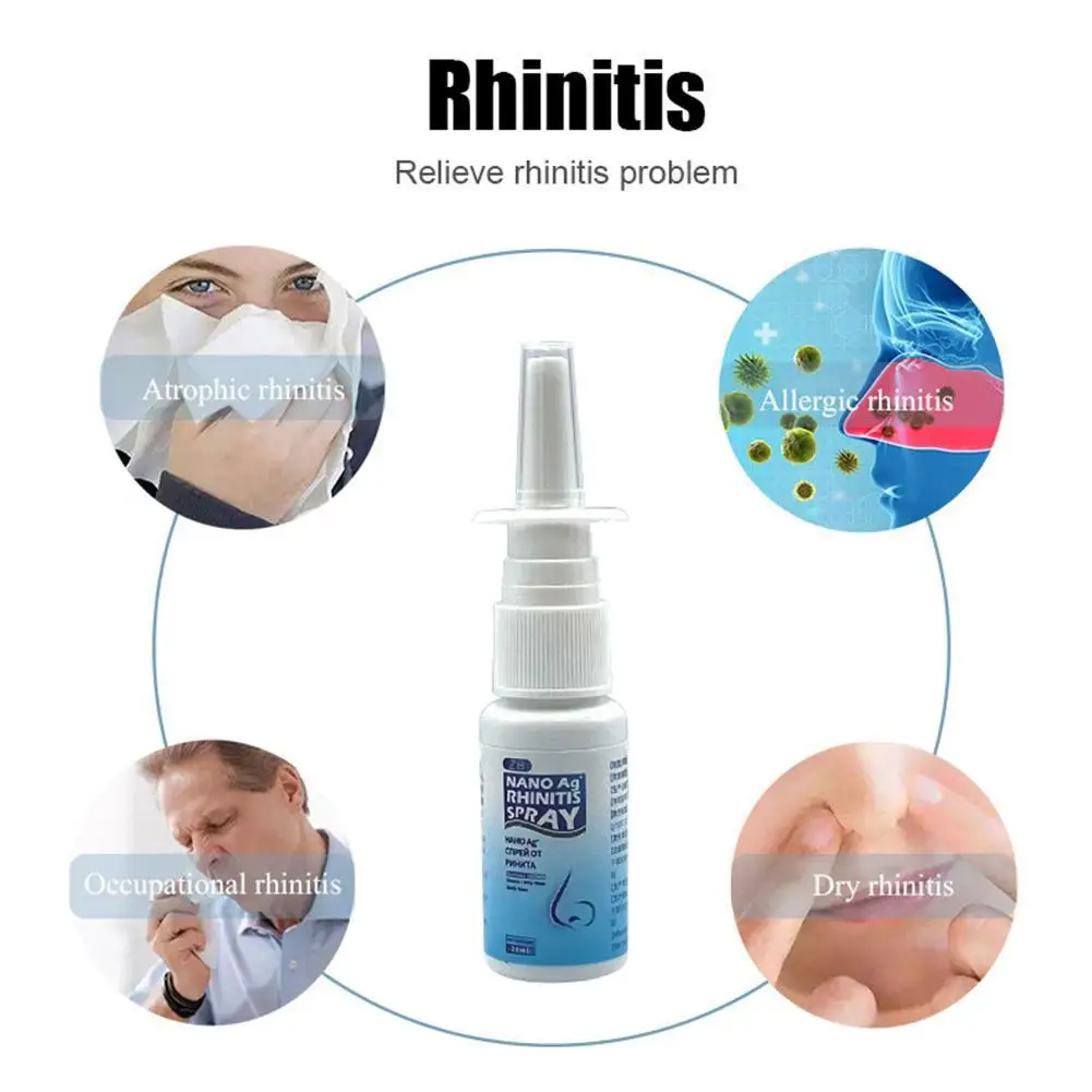 Lot Nasal Sprays Treatment Allergic Sinusitis Nasal Congestion Itchy Nose Liquid Remove Chronic Rhinitis Chinese Herb Plaster