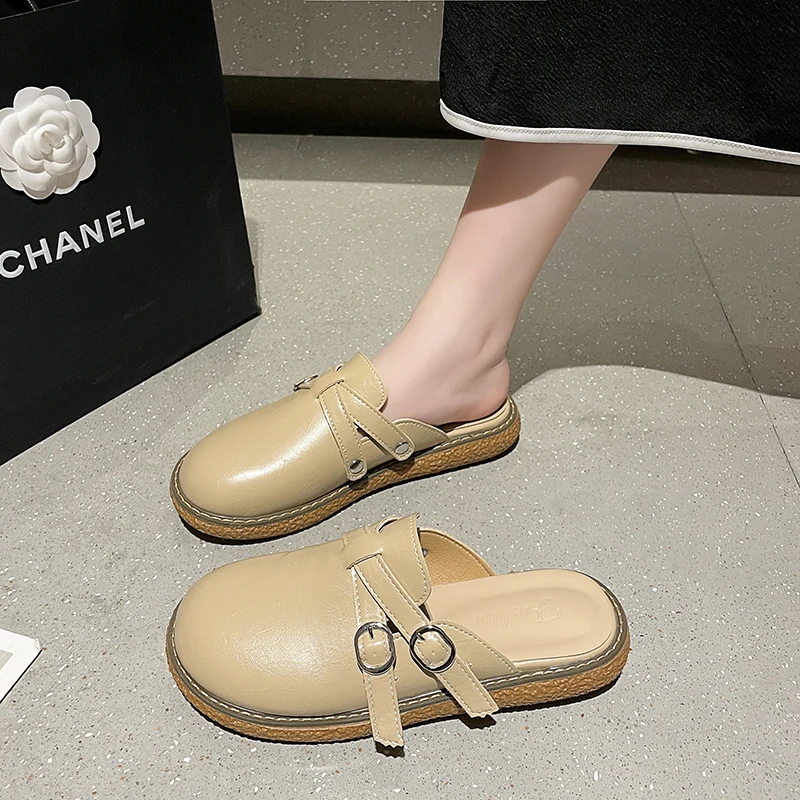 

Женские лоферы на платформе, Удобные оксфорды с круглым носком, Повседневная однотонная женская обувь, 2023