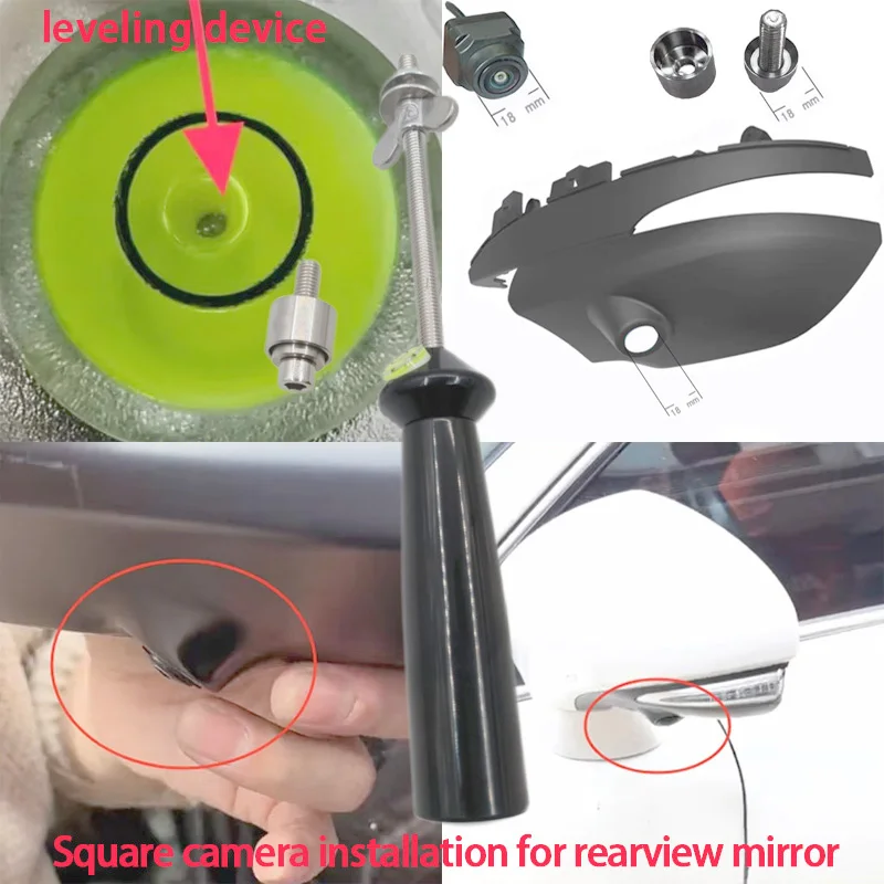 Ouvre-trou Pour Caméra Système 360° Voiture - Outil De Perçage Précis - Forme Ergonomique, Bonne étanchéité