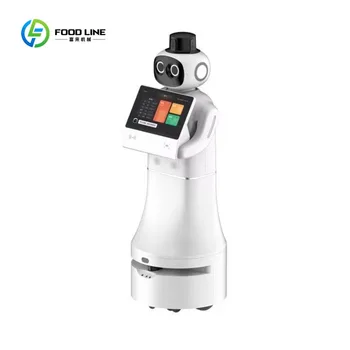 Robot di consultazione della reception di vendita calda Robot di servizio di pattuglie di sicurezza mobile intelligente umanoide Robot di benvenuto attivo