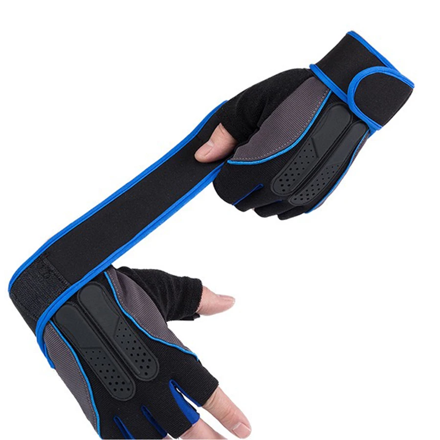 Fitness gloves, men's and women's dumbbell horizontal bar exercise training protection, wear-resistant pull up anti cocoon wrist 4