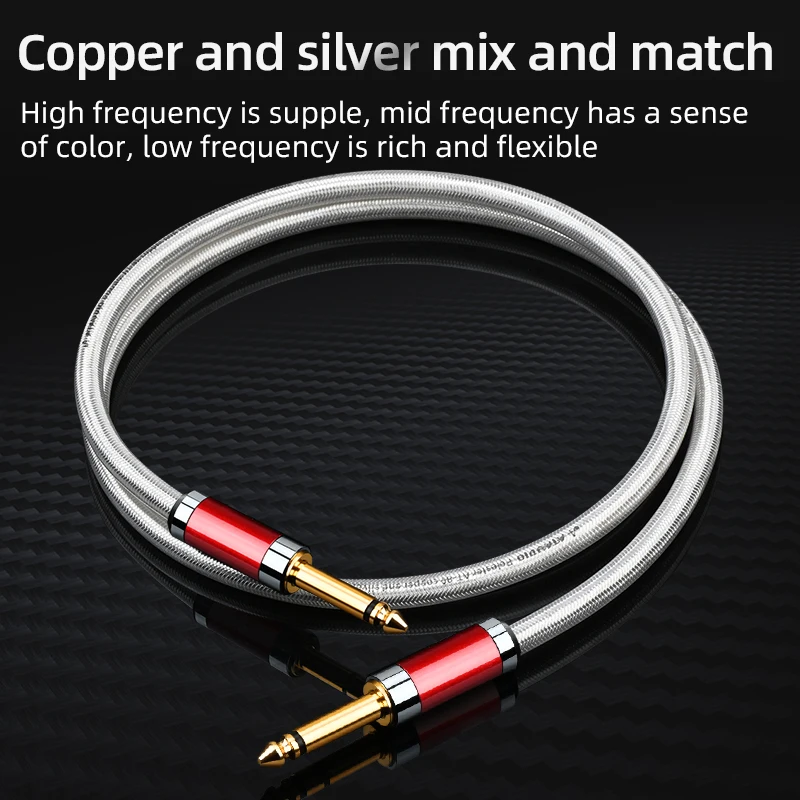 ATAUDIO   Aux Ÿ ̺, ̿ 7N OCC Ǳ ̺, 6.5mm TS   ̺, ͼ , 6.5mm