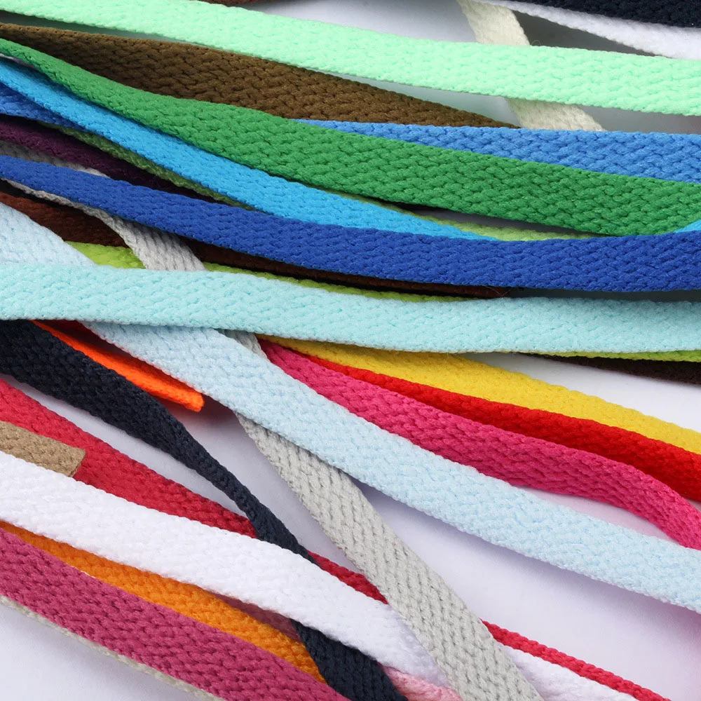 100m Flat Shoelaces Sneakers 8mm Width Sport Shoes Strings Sport Boot Lace Athletic Shoe String CLOXY