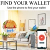 Smart anti-lost wallets Bluetooth Tracker genuine leather men wallet coin pocket chain zipper wallet card holder 3