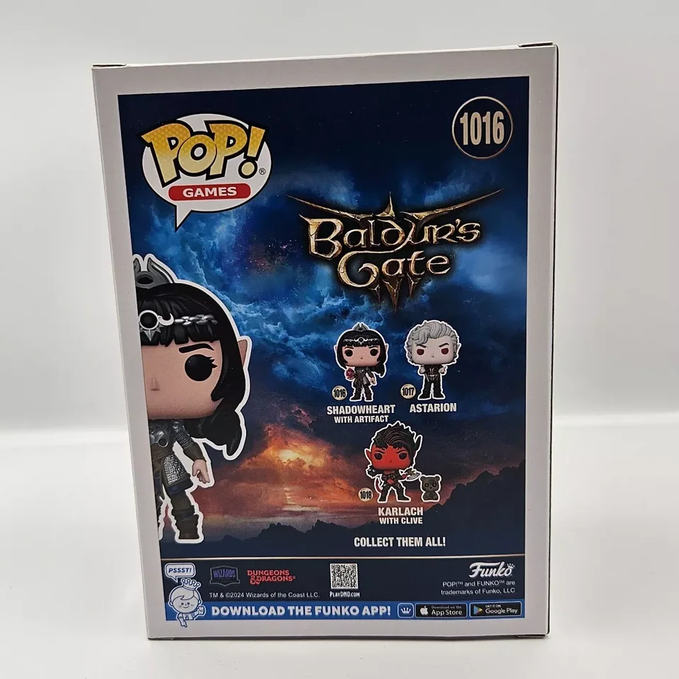 Baldur's Gate 3 Funko Pop Figure Shadowheart Astarion 4.25in Vinyl